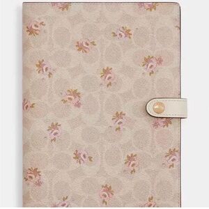 Coach Floral Cream Notebook Cover